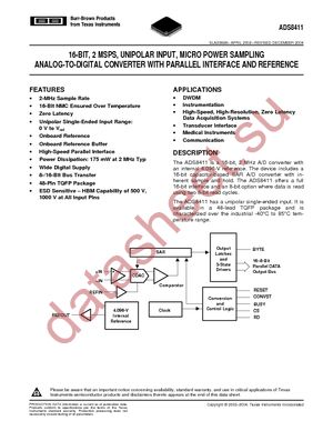 ADS8411IBPFBR datasheet  